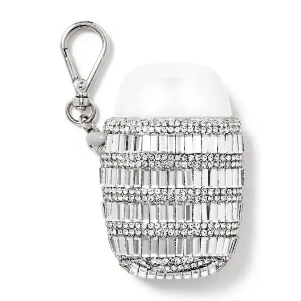 Bath and body works anti bacterial diamond silver case